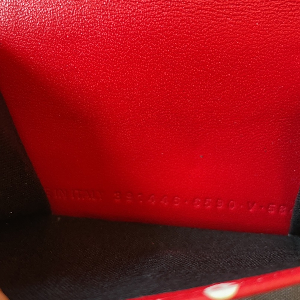 Balenciaga Papier Mini Wallet Red/White - Picture 3 of 11